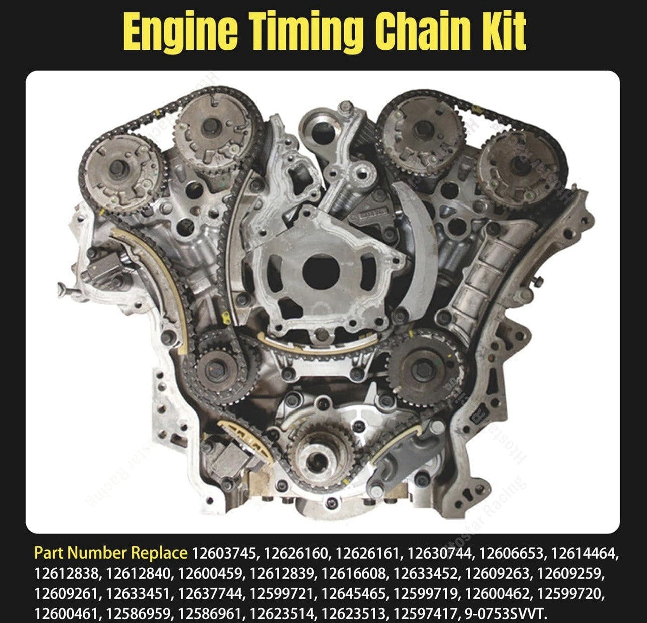 Timing Chain Kit &VVT Gears fit 07-22 Buick Enclave Chevy Acadia SLT GMC 3.6 3.0