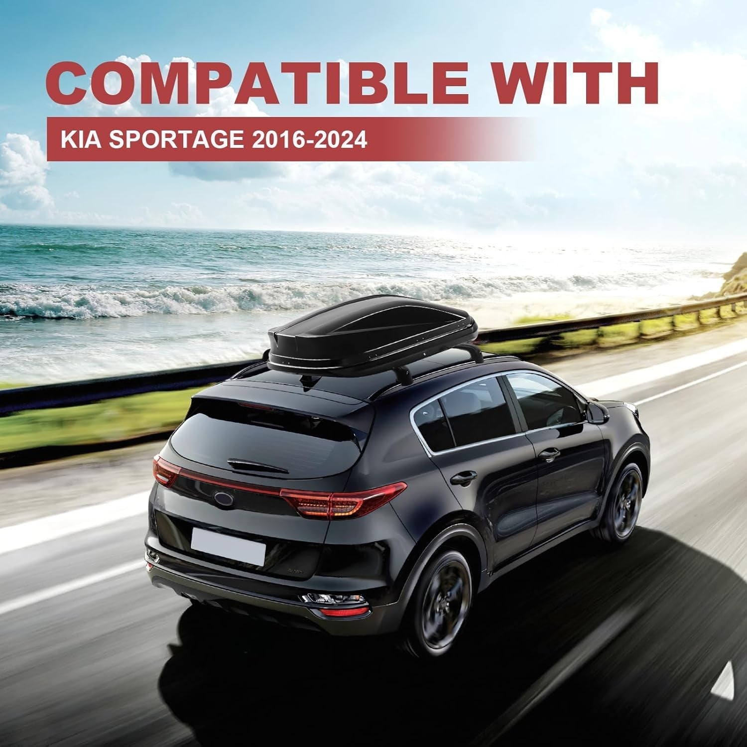 KINGGERI Roof Rack Cross Bars for Kia Sportage 2016-2025 SX SX Prestige
