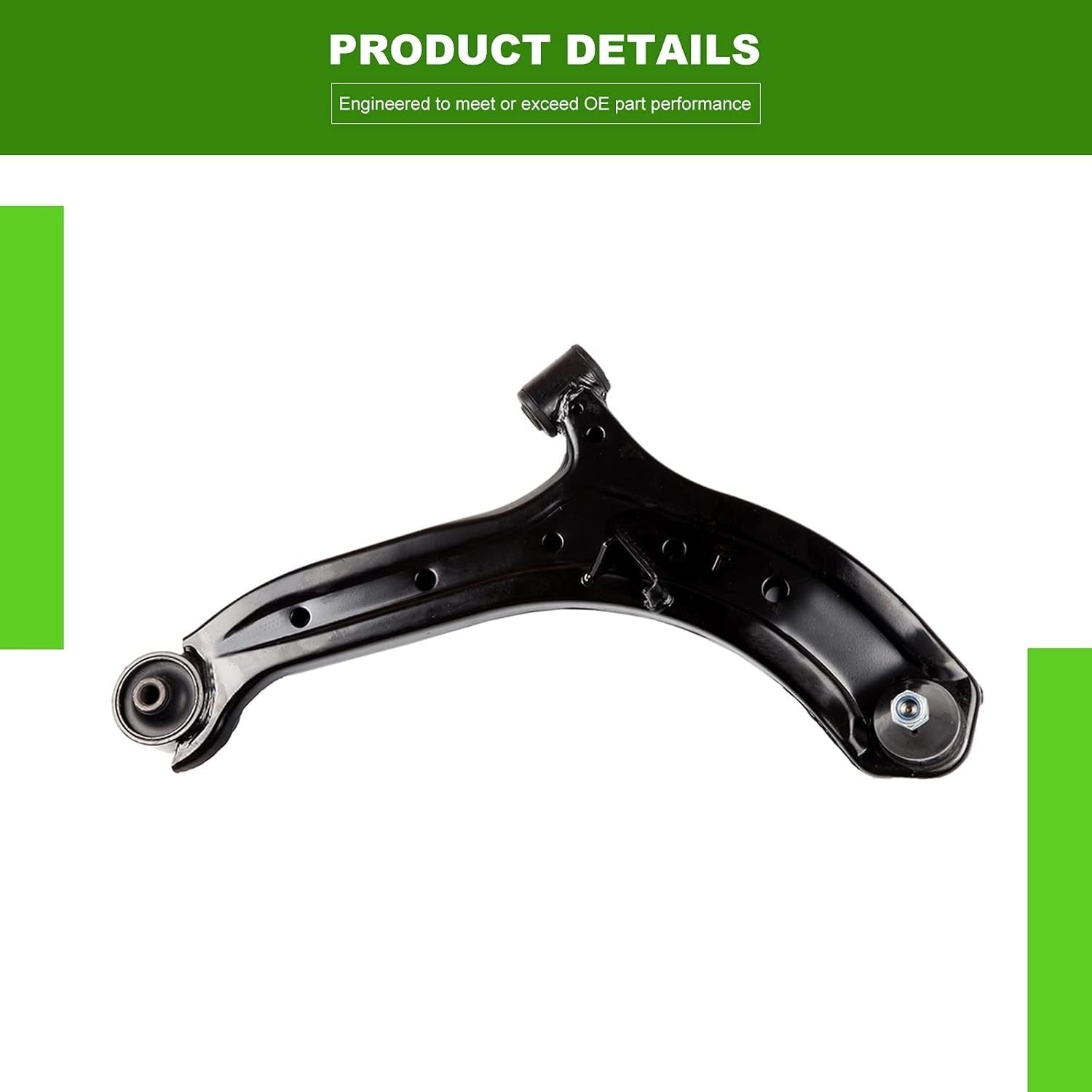 10pc Suspension Kit for 2000-2005 Hyundai Accent Control Arm Tie Rod Sway Links