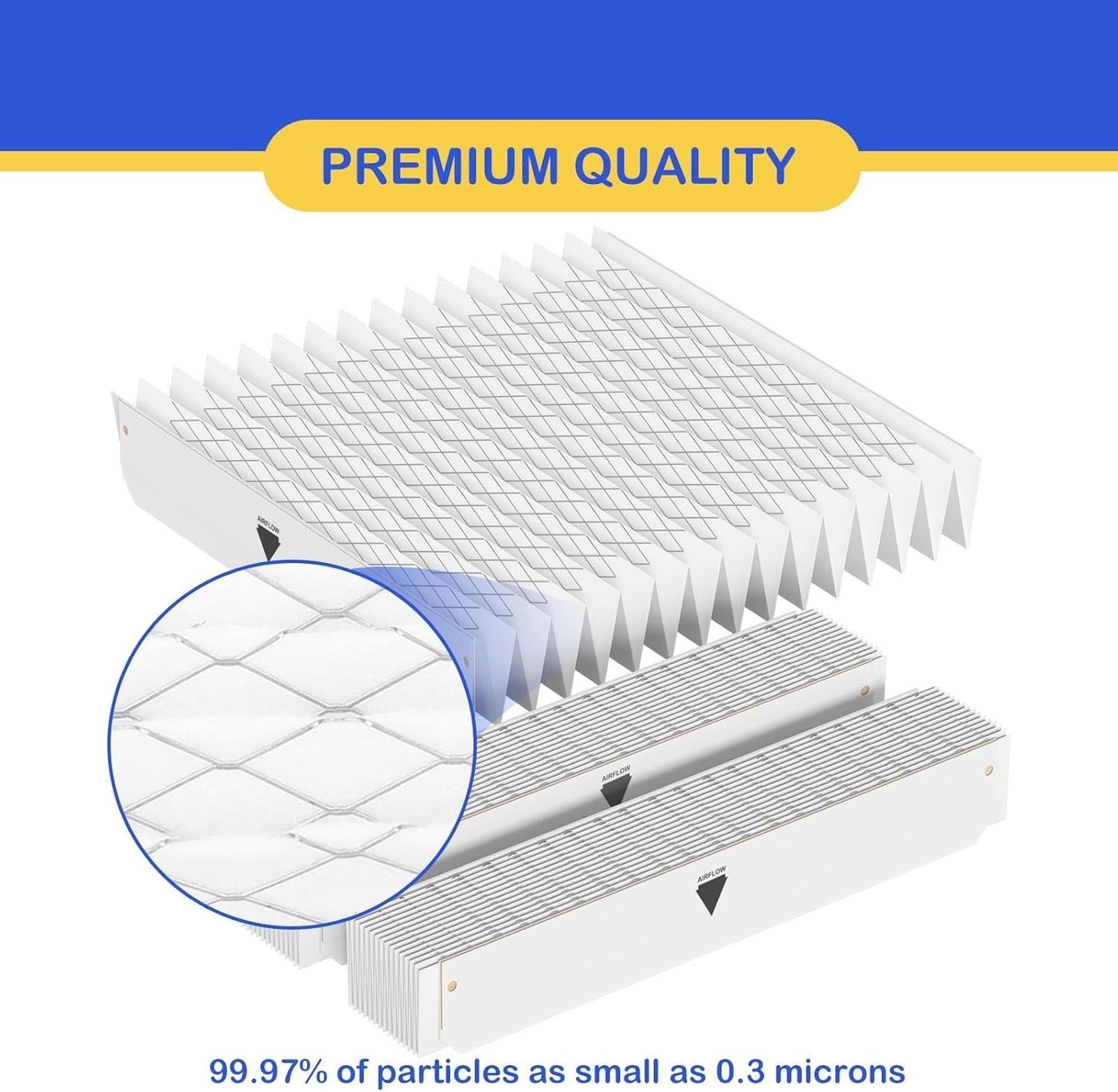 3Pk BAYFTAHEXM2 Expandable filter American Standard Trane Perfect Fit 20" x 5"