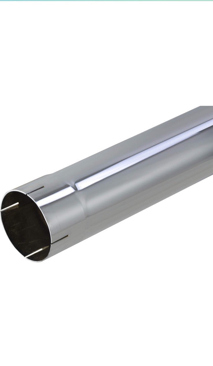 Chrome Exhaust Stack  5"DIA, 18" Length Curved