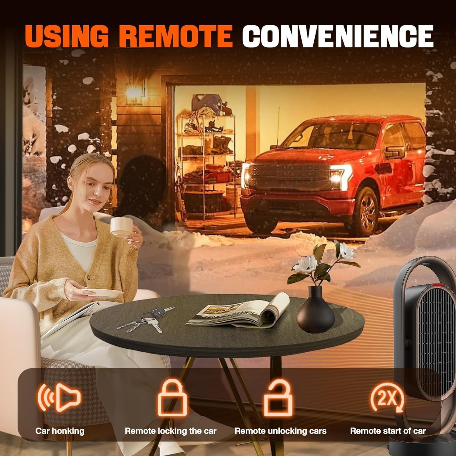 BC3Z-19G364-A Remote Start Kit w/2 Keys for Ford F-150 2011-2014 F-250 F-350