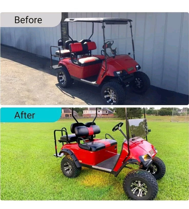 10L0L Golf Cart Fender Flares for EZGO TXT 1998-2013 Front Rear Wheel (4pcs/Set)