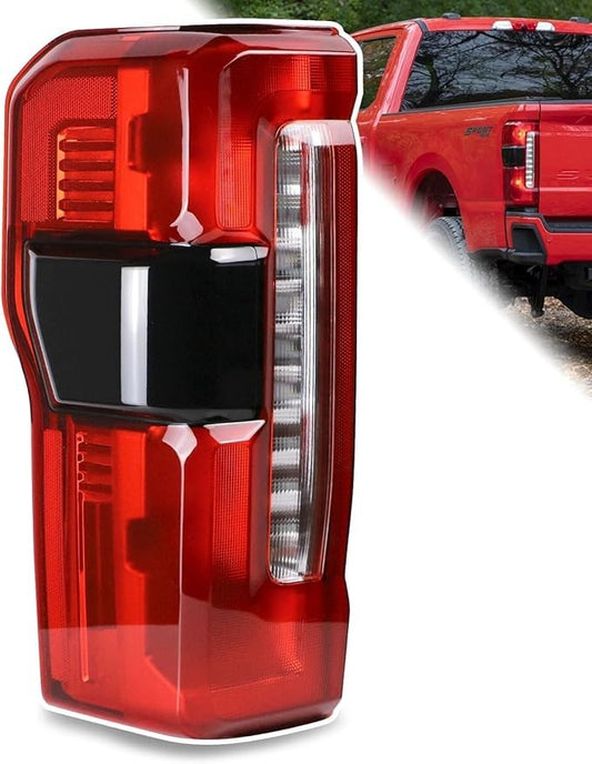 Left Tail Light W/Blind Spot For Ford F250 F350 Super Duty 2023-2024 PC3Z13405B
