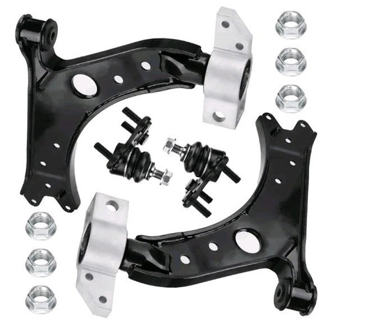 10pc Front Lower Control Arms +Ball Joints Kit for Jetta Golf Eos GTI A3 Quattro