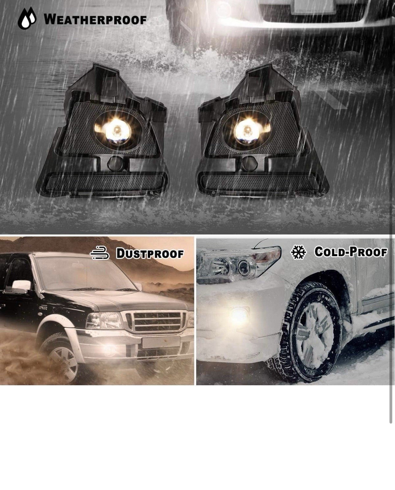 Fog Lights Clear Bumper Projector For 2013-2014 Ford Mustang Lamps+Wiring+Switch