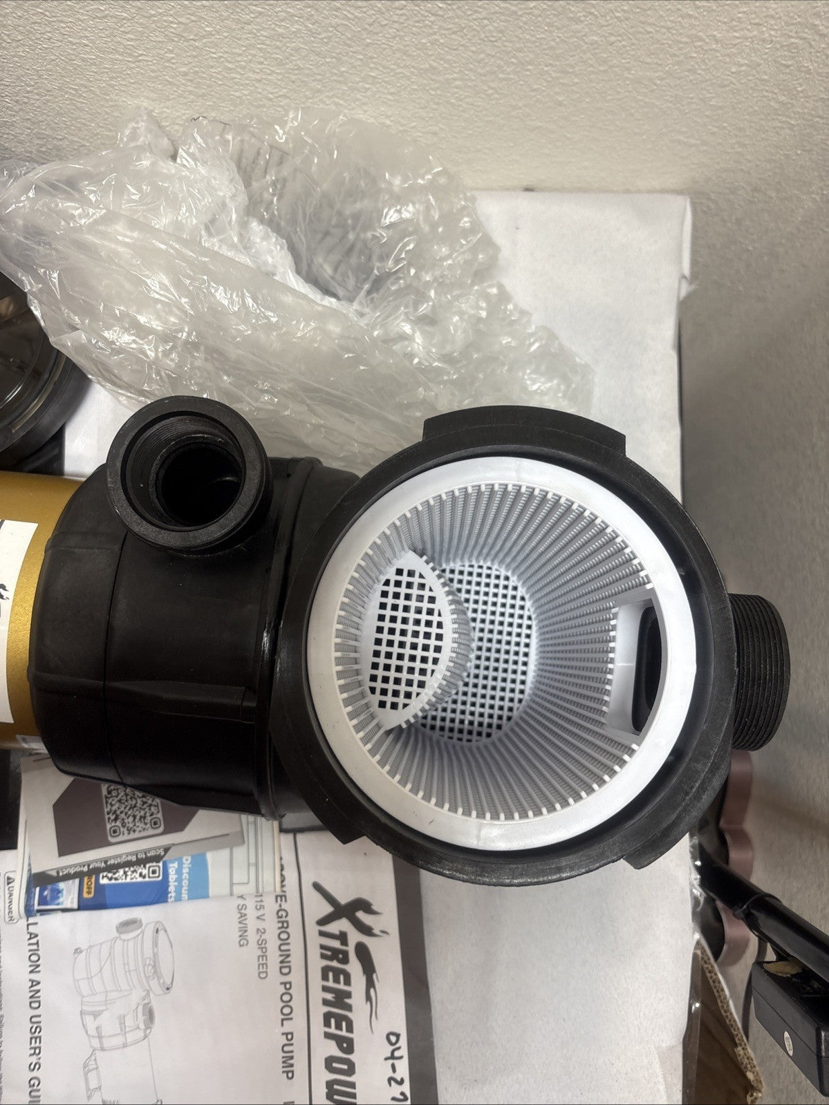 1.5HP High-Flow 2-Speed Swimming Pool Pump Energy Efficient Large Strainer