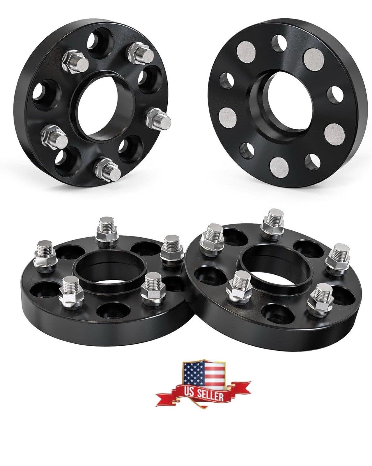 4Pcs 1" 5x120 Hub Centric Wheel Spacers For Chevrolet Camaro Corvette Impala SS