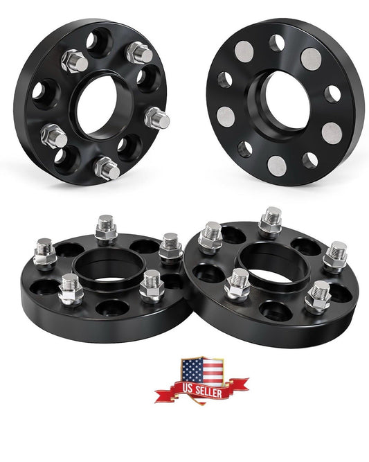 4Pcs 1" 5x120 Hub Centric Wheel Spacers For Chevrolet Camaro Corvette Impala SS