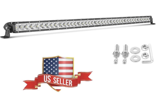 12/20/28/30/40/54" Led Light Bar Dual Row Spot Flood Offroad Truck Driving FOG