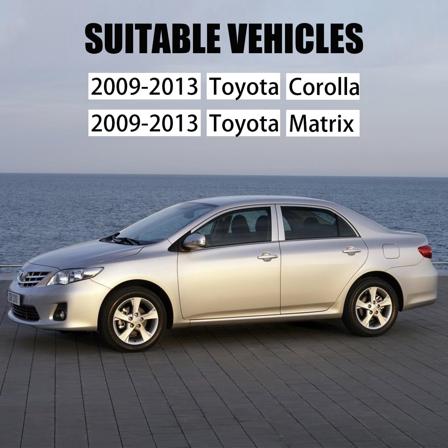 12pc Front Lower Suspension Kit for 2009-2013 Toyota Corolla Matrix USA Built