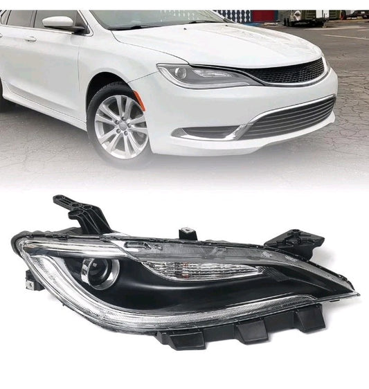 Passenger For 2015-2017 Chrysler 200 Halogen Headlight Headlamp w/o LED DRL RH