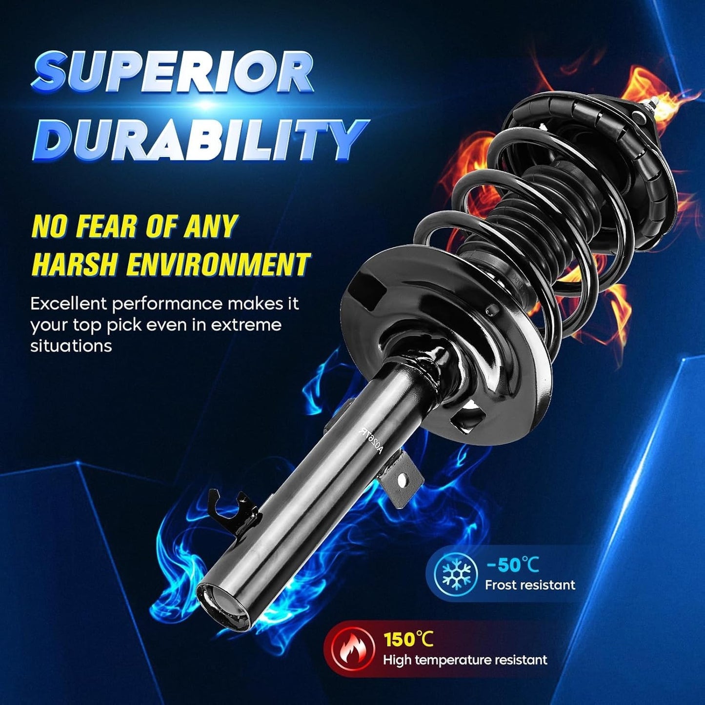Front Struts Assembly & Sway Bar Links for 2006-2011 Ford Focus 2L, Shock Absorb