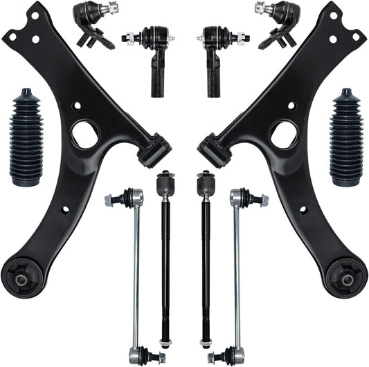12pc Front Lower Suspension Kit for 2009-2013 Toyota Corolla Matrix USA Built