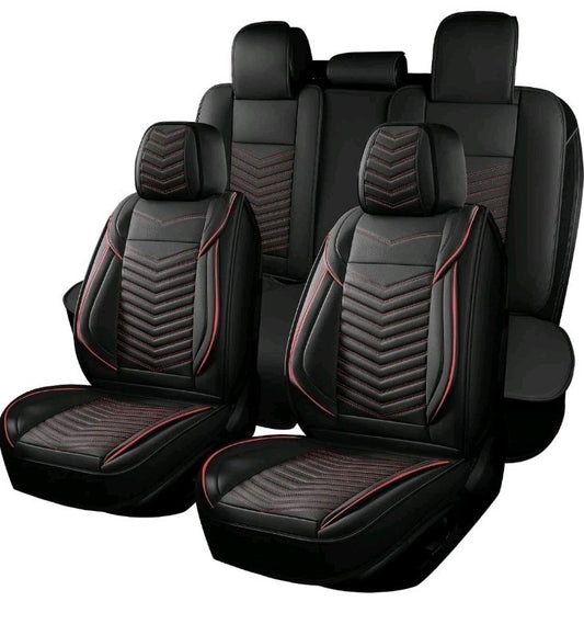 Car Seat Covers,Breathable and Waterproof Faux Leather Automotive Seat Covers 