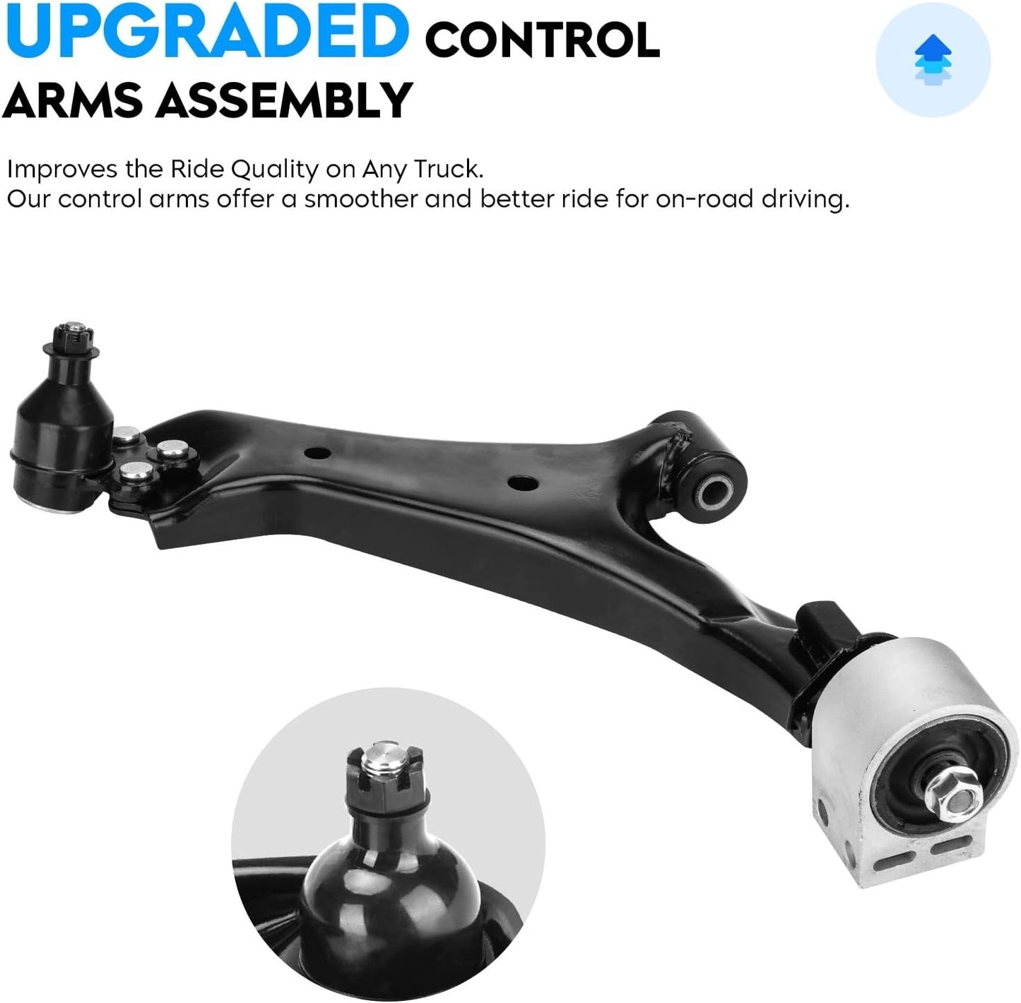1Pair Front Lower Left Right Control Arm for Chevy Equinox GMC Terrain 2010-2017