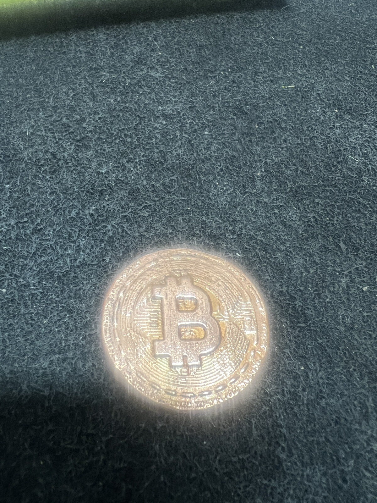 1oz Hand Poured & Polished .999 Copper Art Bullion Double Sided BITCOIN COIN 🅱