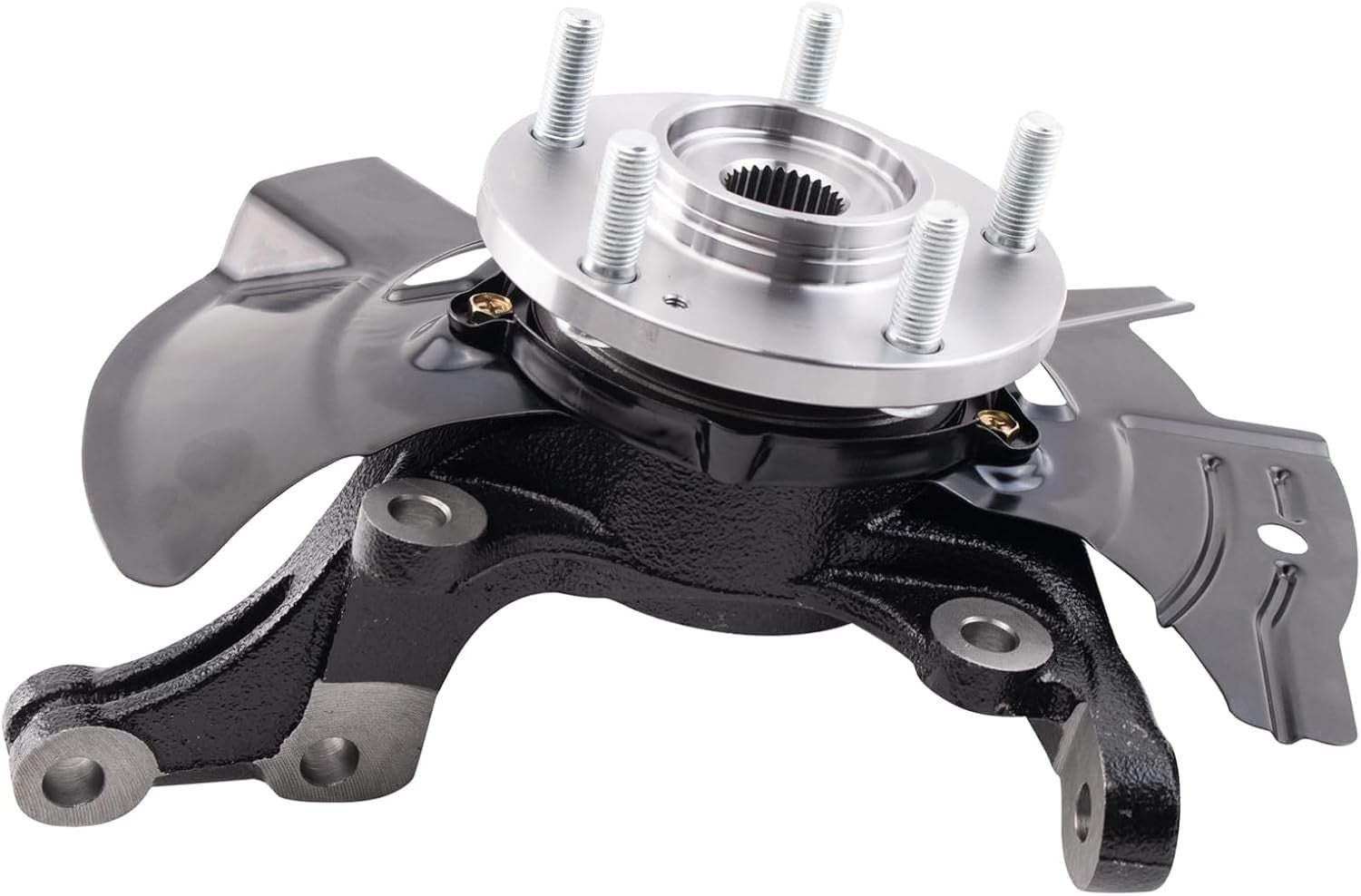 TRQ Front Steering Knuckle & Wheel Bearing Hub Assembly Kit RH Right Side