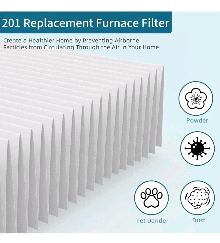 201 Air Filter Replacement Compatible with Aprilaire 2200 2250 Space Gard 2200 A