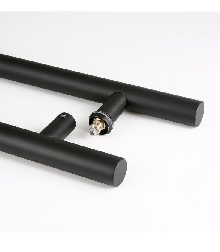 2-Togu Solid Standoffs Heavy-Duty Commercial Grade-304 SS 24” Door Pull Handles