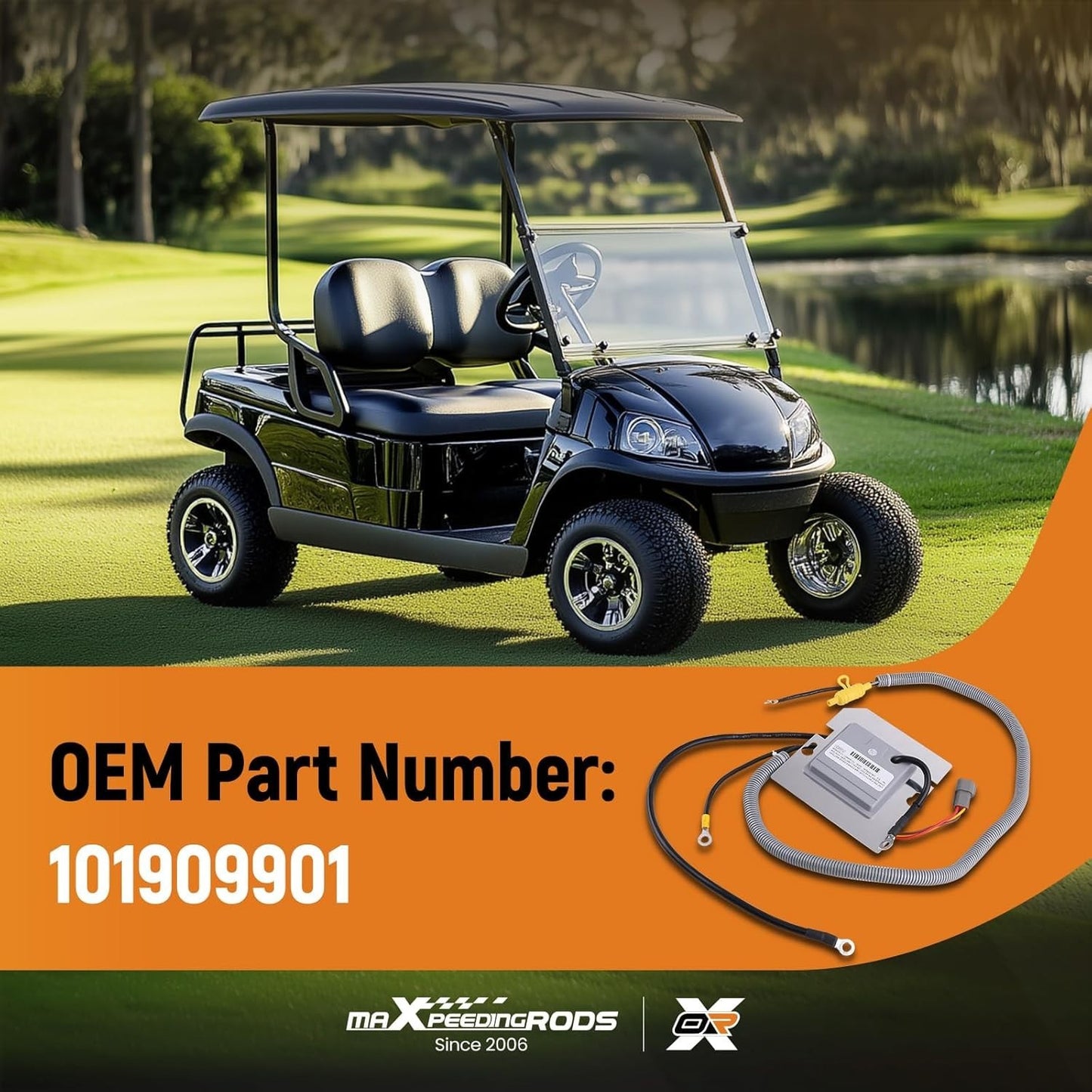 101909901 48V Golf Cart On Board Computer Replaces Club Car DS Models 1998-2004