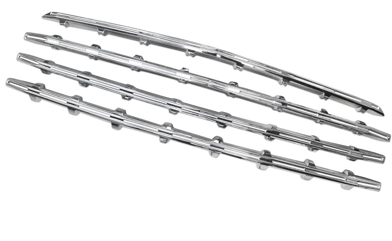 Grill Cover For 2019-2022 Chevy Silverado 1500 Snap On Grille Overlay Chrome