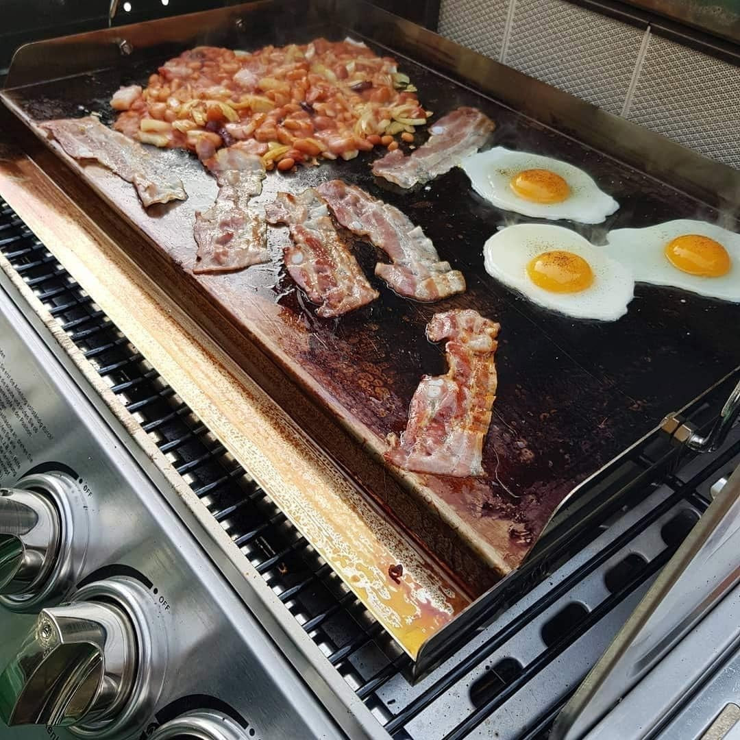 23" x 16" Universal Stainless Steel Cooking Griddle, Flat Top Plate Insert