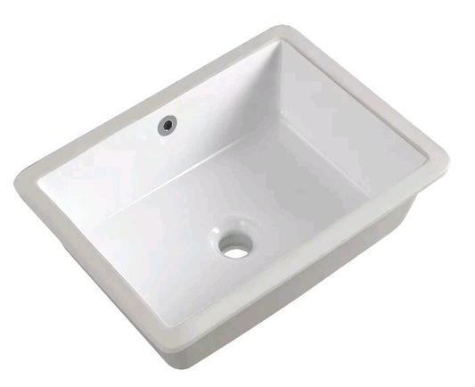 18 Inch Undermount Bathroom Sink Small Rectangle Undermount Sink White Cerami...