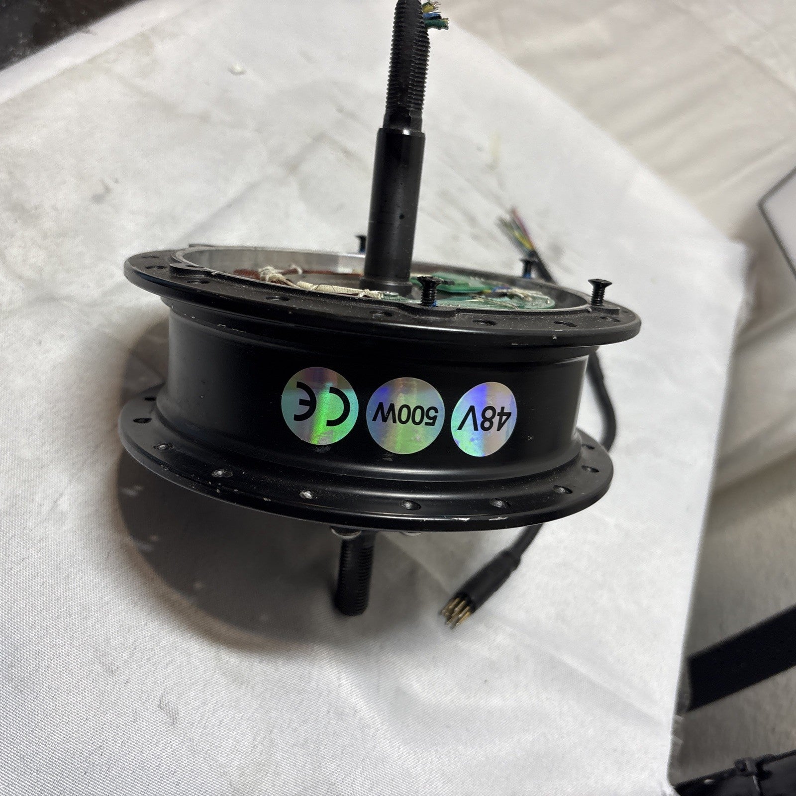 48V 500W Electirc Gear Hub Motor Brushless Rear Drive Waterproof Scooter READ