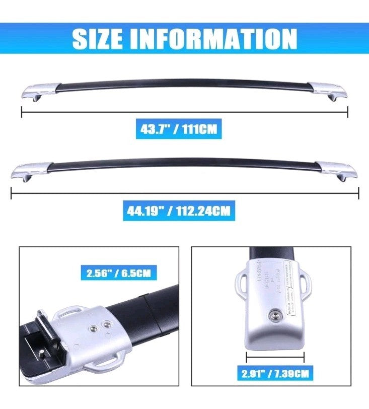 Roof Rack Cross Bar for 2010-2023 Lexus GX460 Crossbars OE Style #PT278-60091