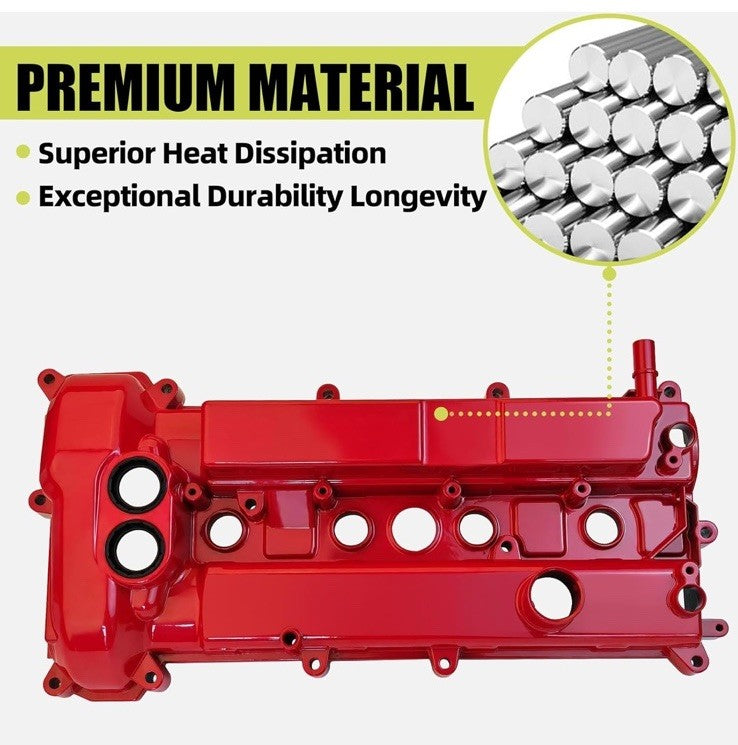 Upgrade Aluminum Cylinder Head Cover & Gasket for Mazda 3 2.0L 2.3L l4 2006-2009
