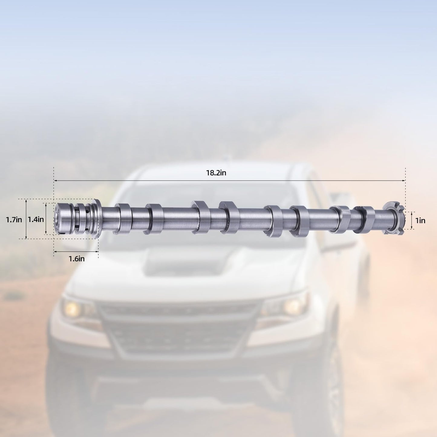 12627159 Exhaust Camshaft For Buick Envision Chevrolet Colorado GMC Acadia