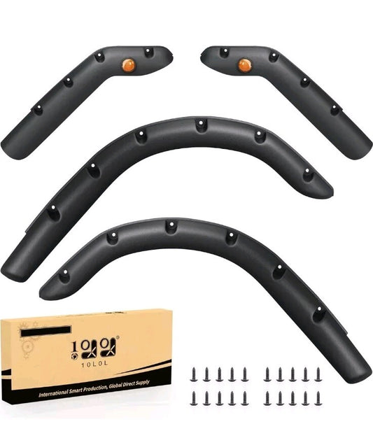 10L0L Golf Cart Fender Flares for EZGO TXT 1998-2013 Front Rear Wheel (4pcs/Set)