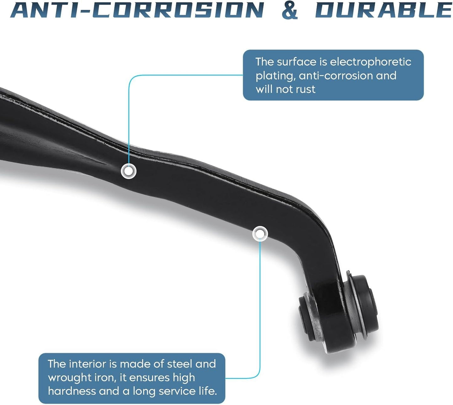 Front Upper Control Arms & Suspension Kit for 2008-2011 Dodge Nitro Jeep Liberty