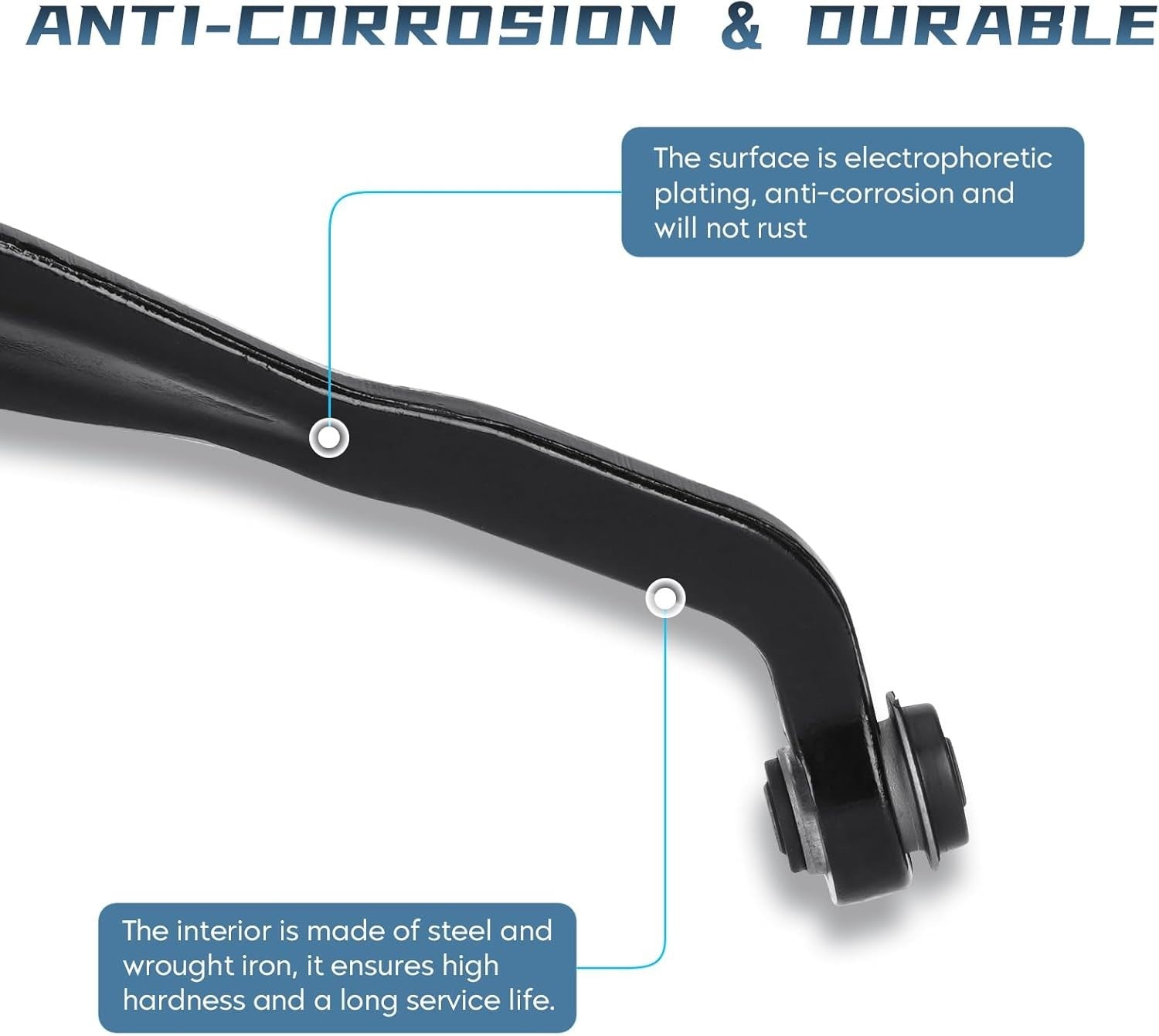 Front Upper Control Arms & Suspension Kit for 2008-2011 Dodge Nitro Jeep Liberty