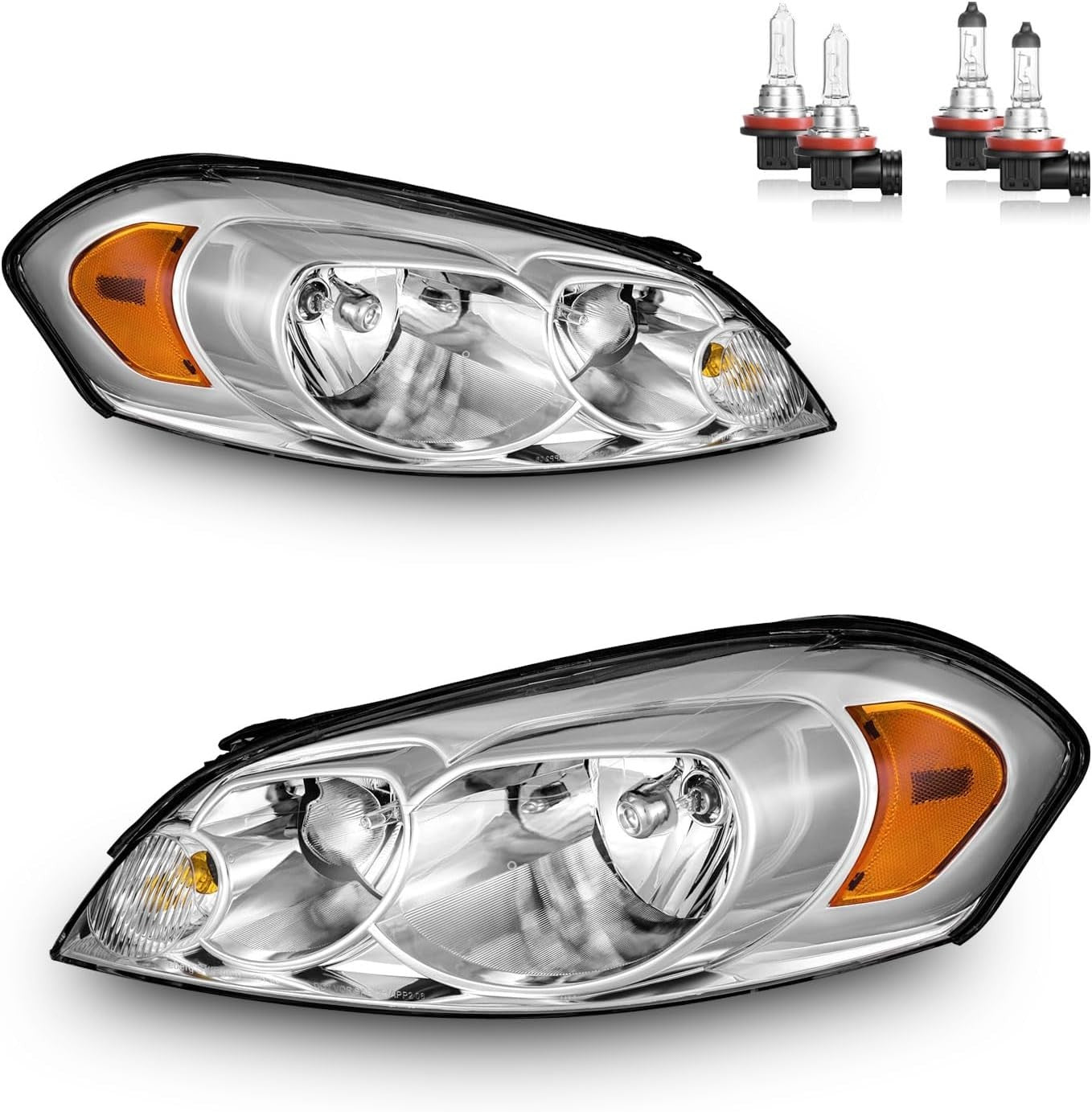 Front Headlights Assembly For Chevy Impala 2006-2013 Impala Limited 2014-2016