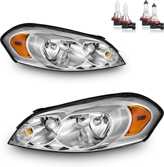 Front Headlights Assembly For Chevy Impala 2006-2013 Impala Limited 2014-2016