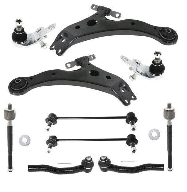 10Pc Front Lower Control Arm Suspension Kit For 2007-2011 Toyota Camry 2.5L 3.5L