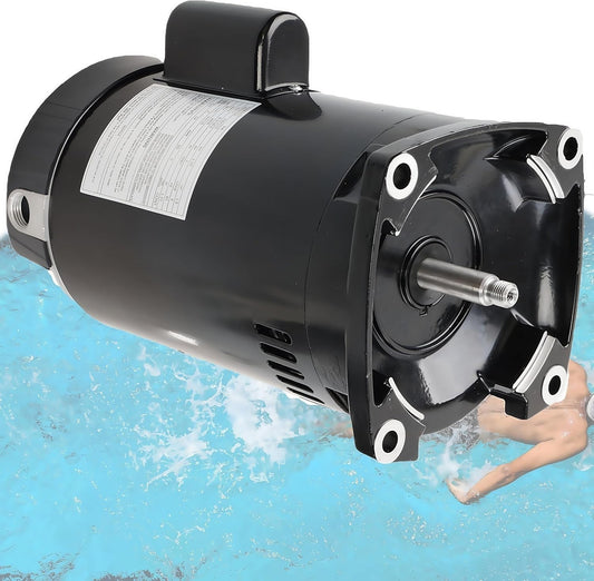 B2854 1.5hp Pool Pump Motor, 3450RPM, 115V/230V Dual Voltage, 56Y Frame Motor