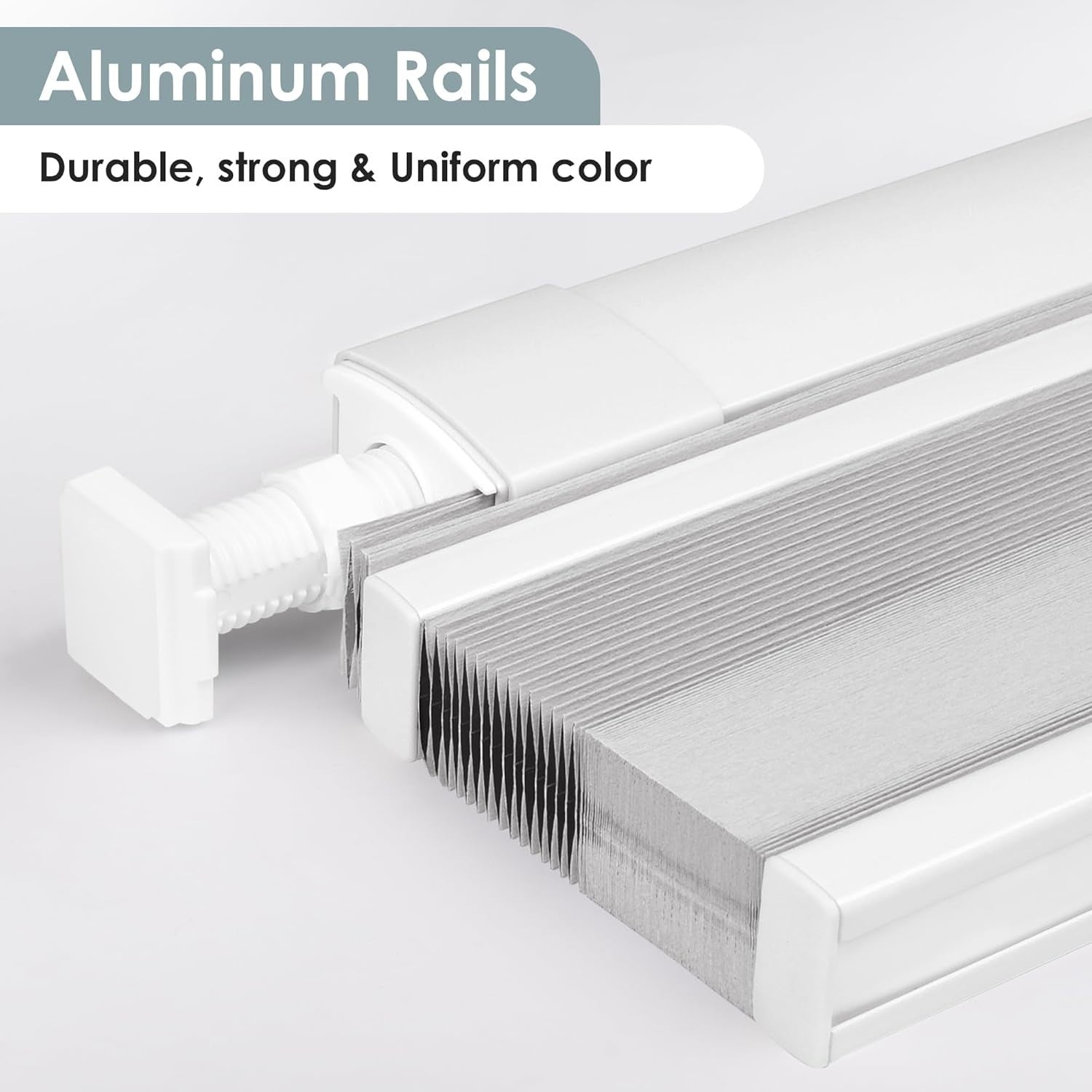 No Tools No Drill Cordless Cellular Shades, Top Down Bottom Up (TDBU) 23"  x 48"