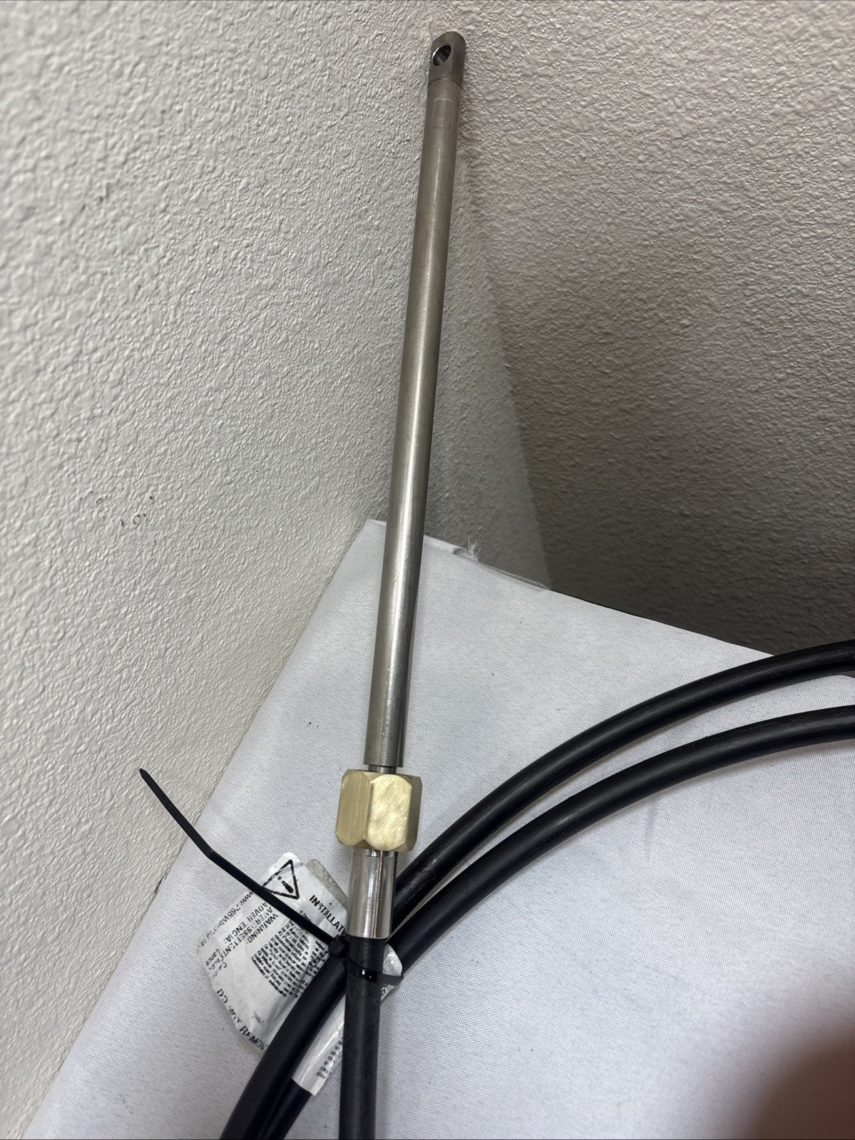 Uflex M86X16 Rack Replacement Steering Cable Assembly, 16'