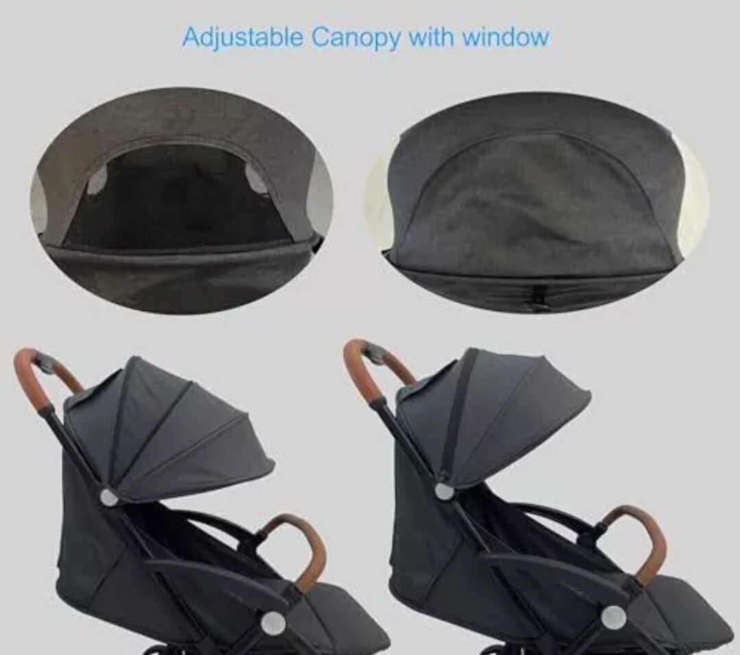  Self Foldable Stroller Toddlers 1 2 3 4 5 Year Old Baby Kids Ultra Dark Grey