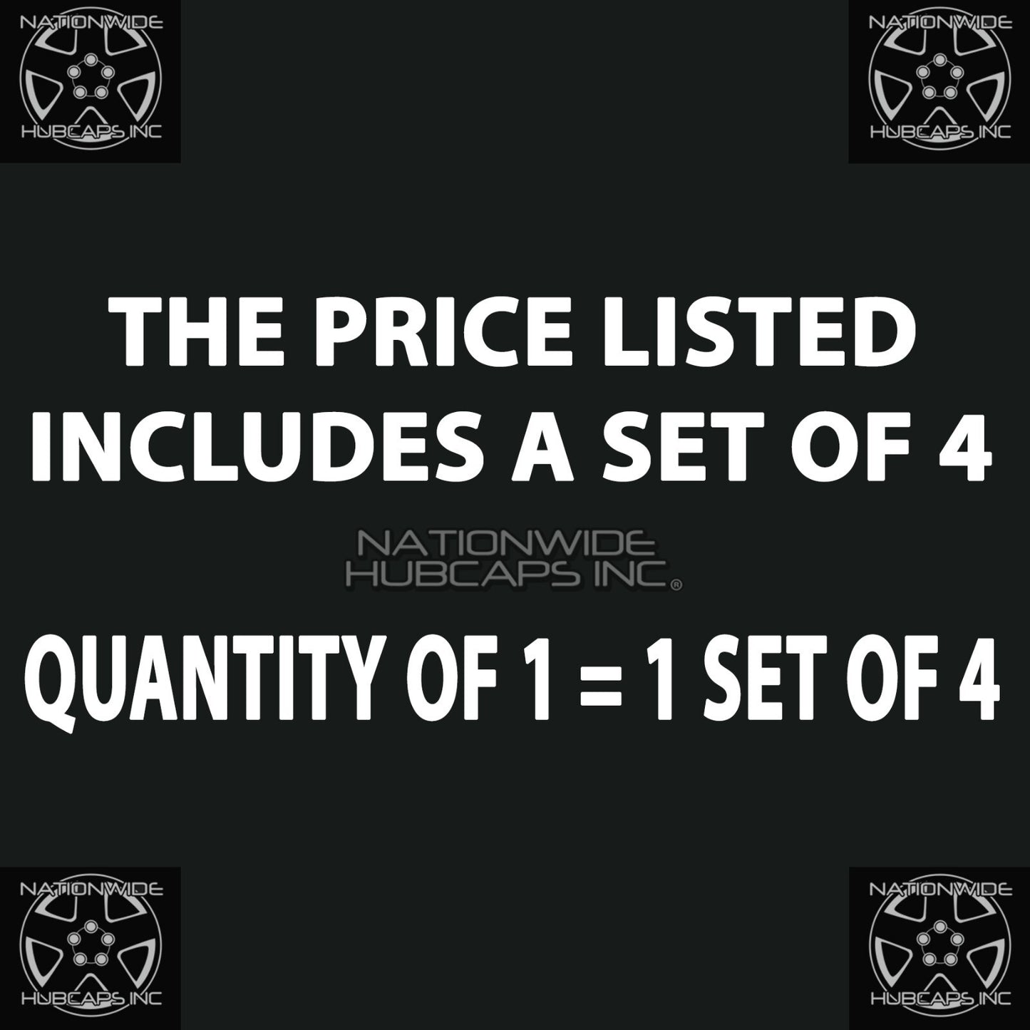 4 fits Toyota Tacoma SR5 2024-2026 Black 17" Wheel Skins Rim Covers Hub Caps