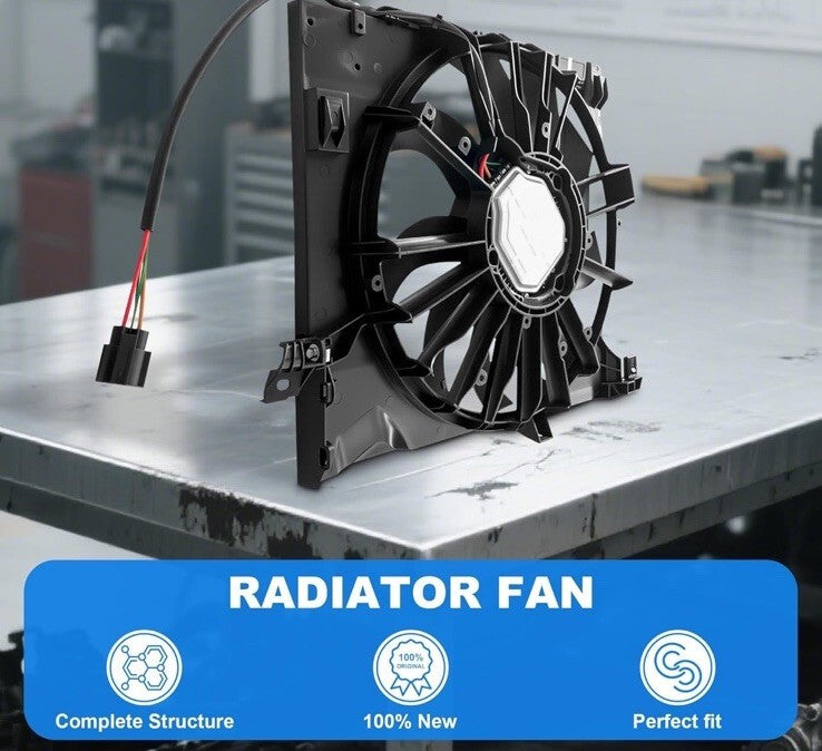 Radiator Cooling Fan Assembly For 2010-2015 JAGUAR XF XKR 2010-2019 JAGUAR XJ