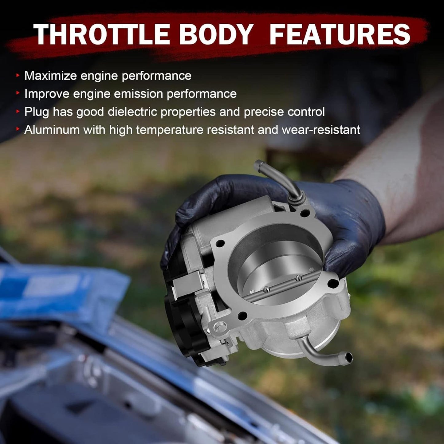 0280750570 TB1163 Throttle Body Compatible 2011-2019 for Jeep Chrysler 300 3.6L
