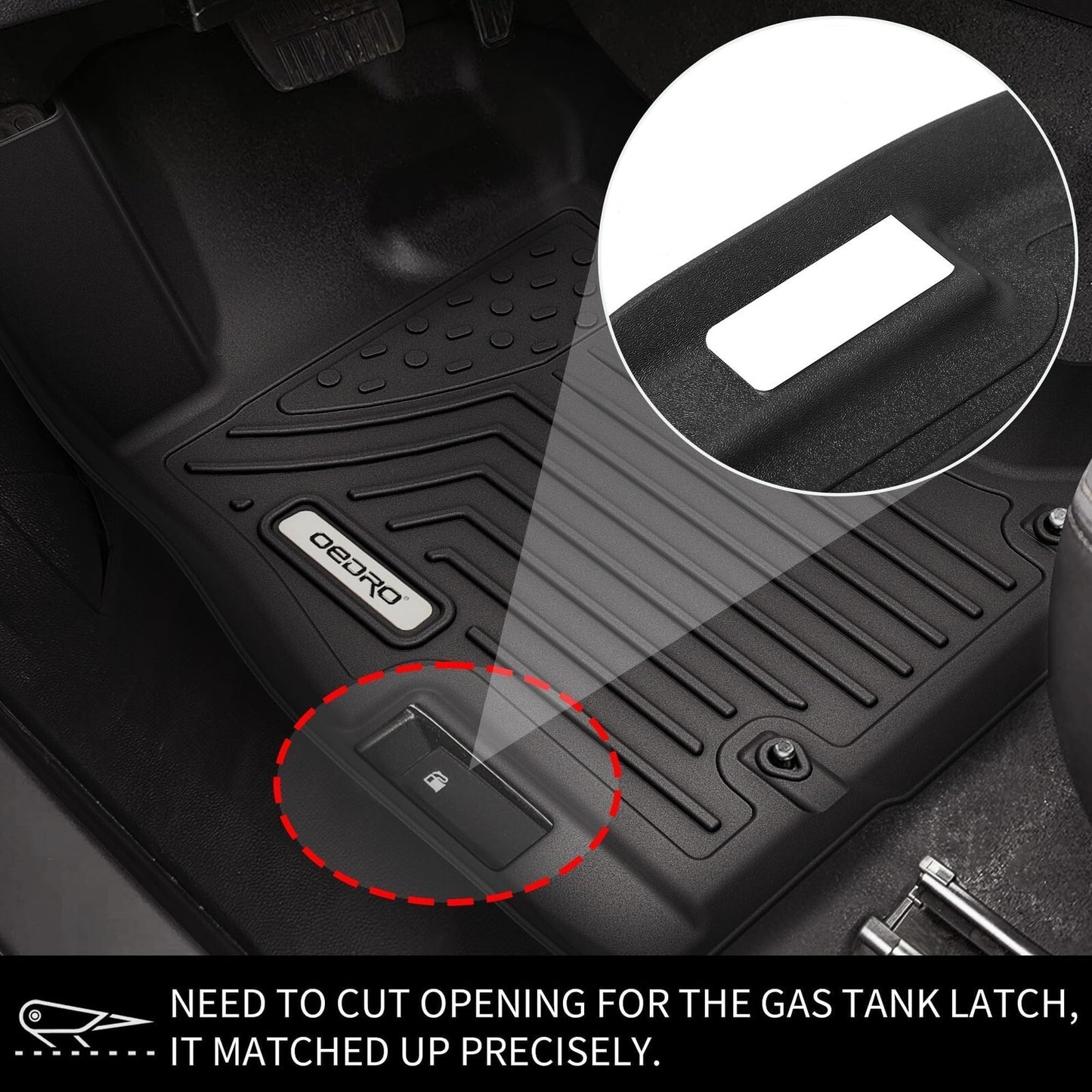 OEDRO Floor Mats for 2018-2023 Subaru Crosstrek / 2018-2023 Impreza, Custom F...