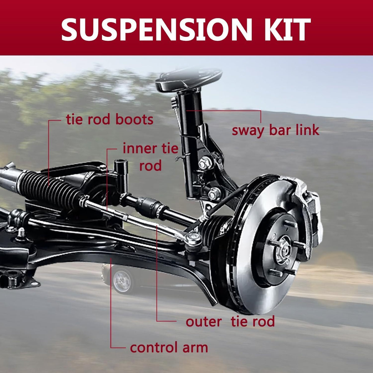 For 2014-2018 Mazda 3 / 3 Sport Front Lower Control Arms w/ Ball Joint Assembly