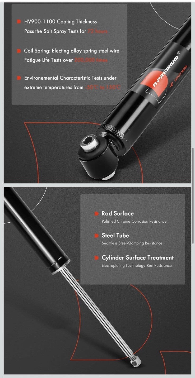 Rear Shock Absorber Compatible with Mercedes-Benz C300 2015-2022, C400 2015,