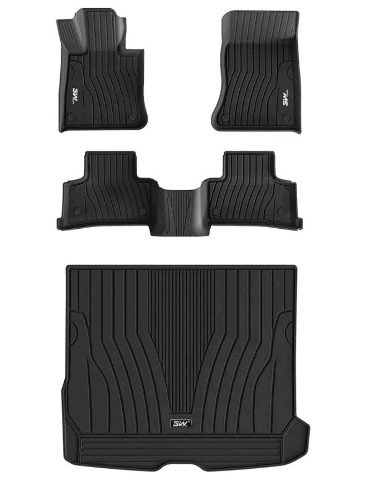 Floor Mats for Mercedes Benz GLE 2020-2025 SUV Custom 1st & 2nd Row & Cargo Mat