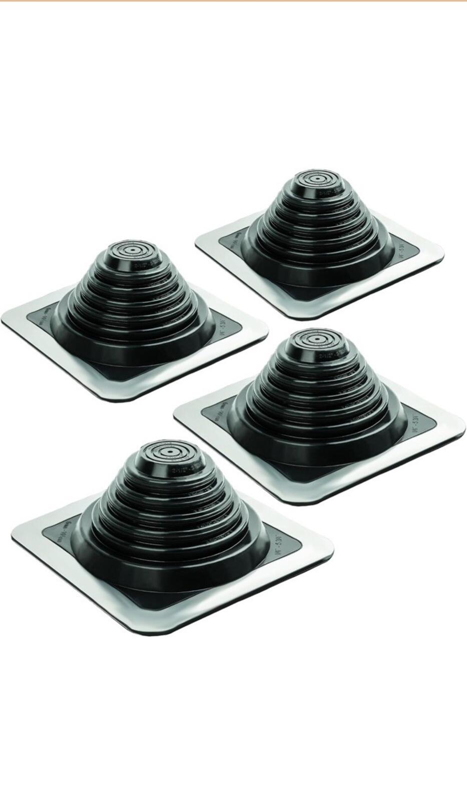 Roof Pipe Flashing Boot for Pipe OD 1/4" to 5-3/4" EPDM Metal Roofing Boots